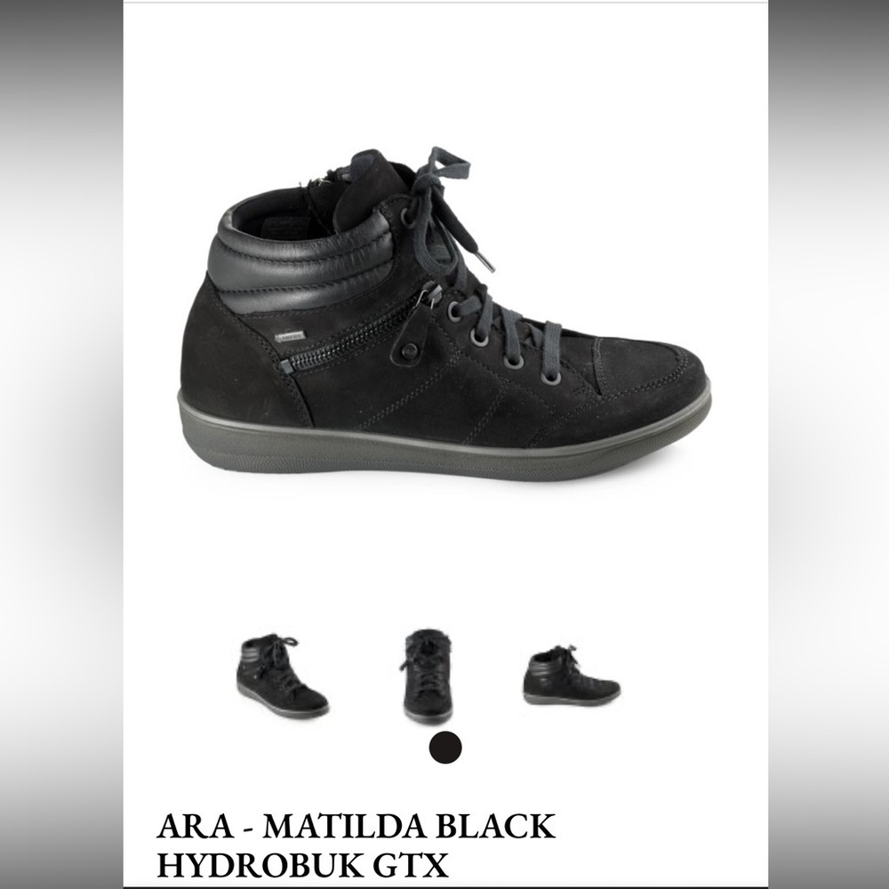Ara Matilda GTX Gore-Tex Waterproof High Top Sneakers EU 35 US 5 Comfort Shoes - Picture 2 of 12